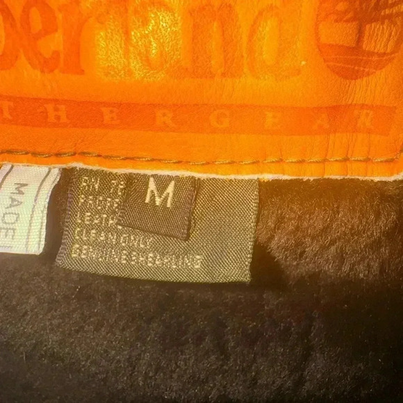 Timberland Shearling Fur Lining Jacket green brown medium men - Picture 3 of 10